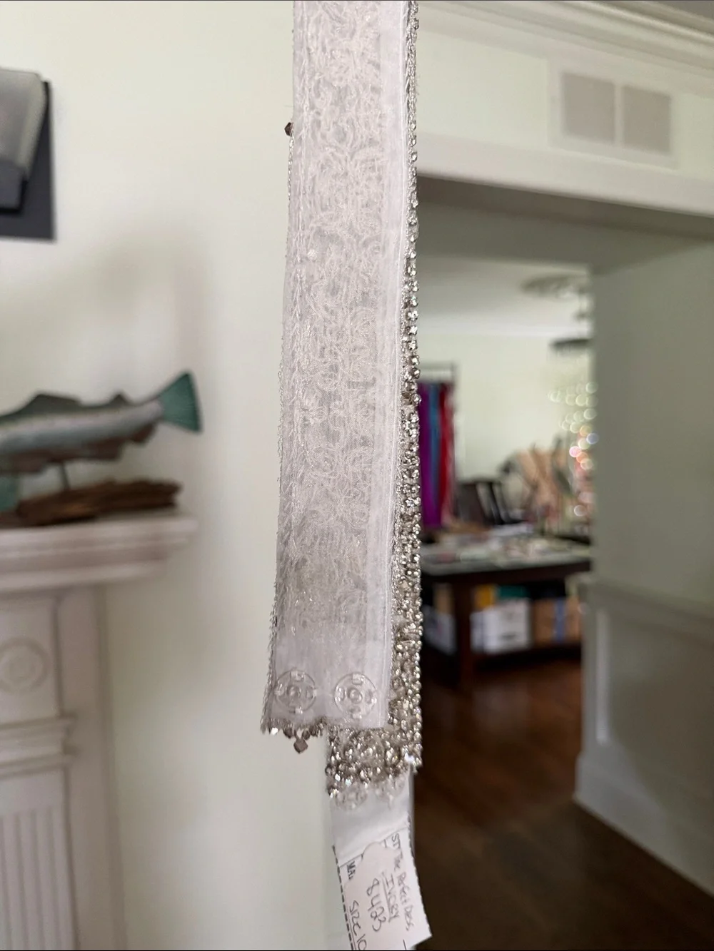 Crystal Embellished Hairband - Silver
